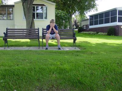 Granma and Granpa 2003 At the River 010